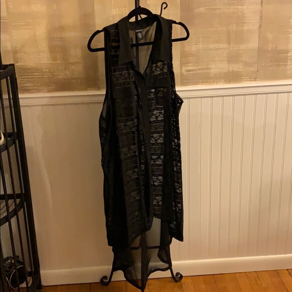 Torrid size 3 long duster vest